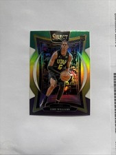 2024-25 Select Concourse Cody Williams Green/White/Purple Prizm RC #71 Utah Jazz