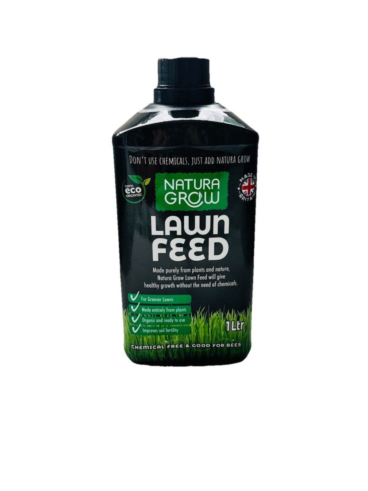 Organic Liquid Lawn Feed 1L,Pet & Child Safe Grass Fertiliser,Grass Food