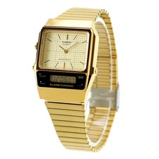 CASIO Classic AQ-800EG-9ADF Vintage Ana-Digi Gold Steel Unisex R80111289