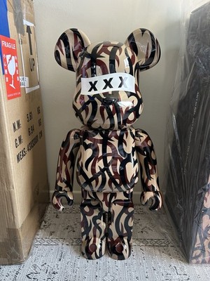 MEDICOM TOY Bearbrick Number (N) x GODSELECTION XXX Be@rbrick 1000% - Neu