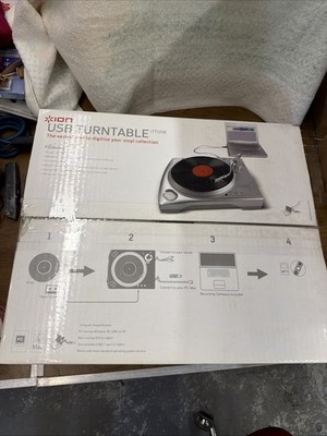ION USB Turntable / Vinyl Archiver Digitizer iTTUSB Brand NEW IN BOX NEVER USED