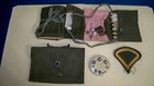 U.S. Military WW-2 arm patch, '39 pin, empty pouch & 2 Red Cross sewing kits