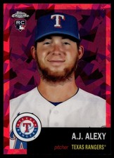 2022 Topps Chrome Platinum Anniversary A.J. ALEXY FUCHSIA ATOMIC REFRACTOR /100