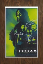 SCREAM Signed Movie Poster 11x17 with COA - Authentic Memorabilia