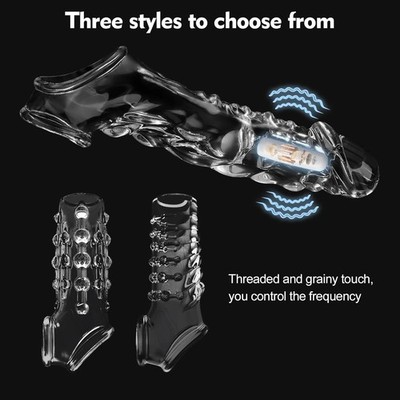 Vibrating Cock Sleeve 8.7 Inch with 3 Styles and 10 Adjustable Vibration Modes | eBay Vibrating Cock Sleeve 8.7 Inch with 3 Styles and 10 Adjustable Vibration Modes | eBay