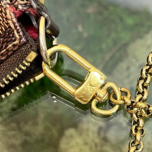 LOUIS VUITTON Eva Damier Ebene Canvas Clutch - Picture 11 of 11