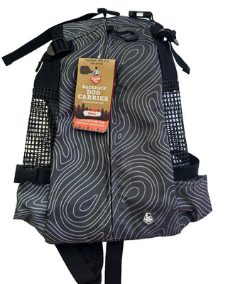 Arcadia Trail Topographic Dog Backpack Carrier Small 10-18lbs Hiking Outdoor NWT