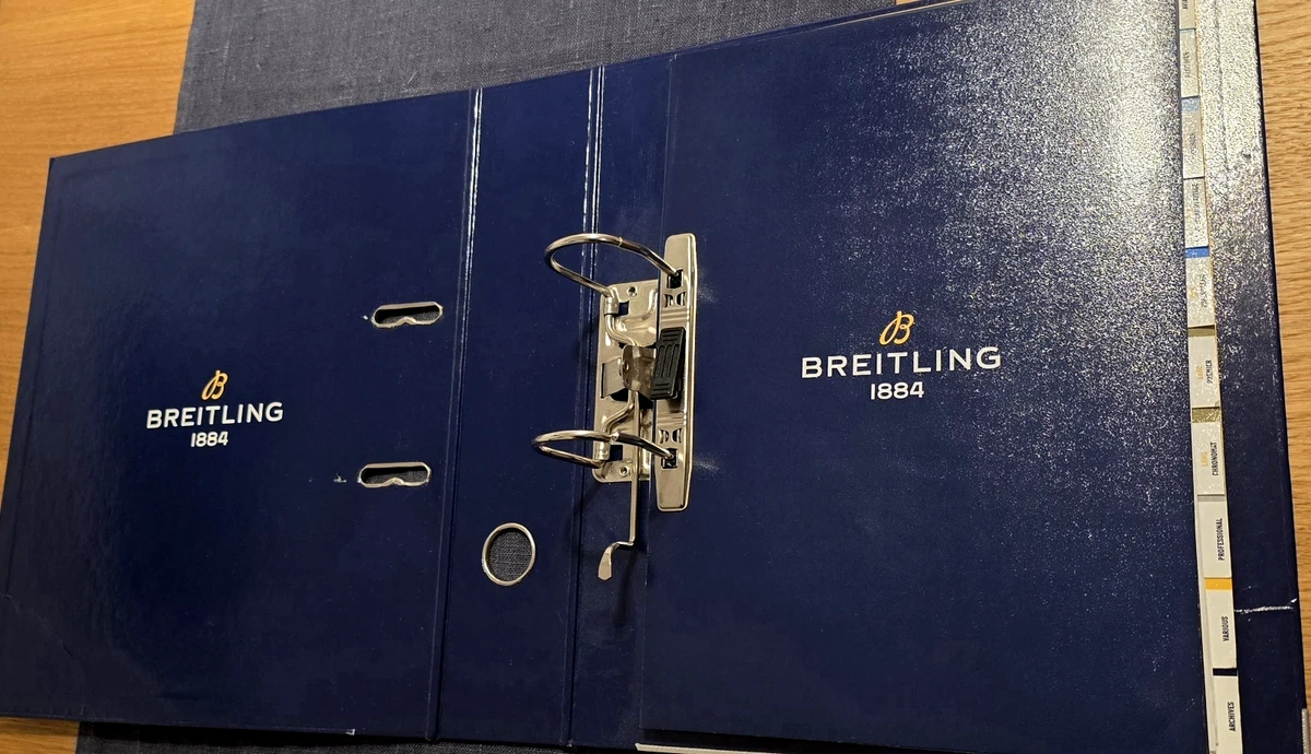 CARPETA DE VENTAS/CARPETA DE VENTAS ORIGINAL.BREITLING 2019 CONCESIONARIOS/DISTRIBUIDORES ¡SOLO RARA!