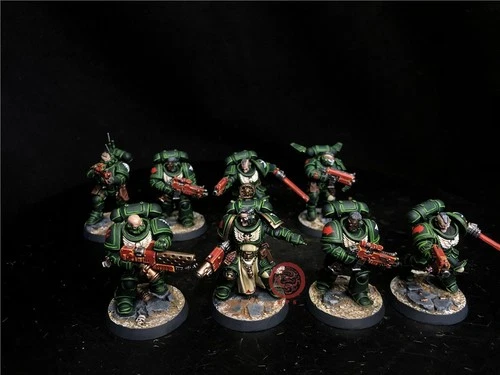 Warhammer 40K DPS painted Space Marines Dark Angels Hero SK8113