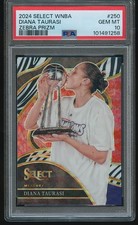Diana Taurasi 2024 Panini Select WNBA Courtside Zebra Prizm #250 PSA 10 GEM MT