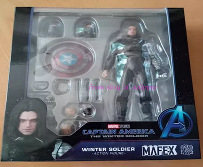 Perfect Medicom Mafex No.203 Winter Soldier Action Figure In Stock