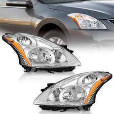 Pair Headlights Assembly For 2010-2012 Nissan Altima Sedan 4-door Headlamps Pair Headlights Assembly For 2010-2012 Nissan Altima Sedan 4-door Headlamps