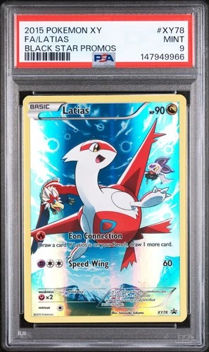 2015 POKEMON XY BLACK STAR PROMO LATIAS #XY78 PSA 9 MINT