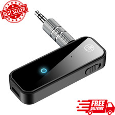 Wireless Bluetooth 5.0 Transmitter Audio Adapter 3.5mm Aux Micro USB Car Kit