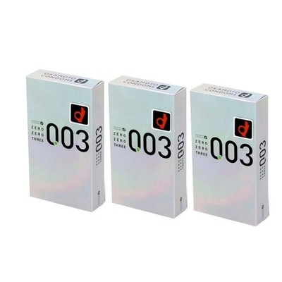 OKAMOTO 003 ZERO ZERO THREE Ultra Thin Condoms 12pc x 3 packs - Ship from USA