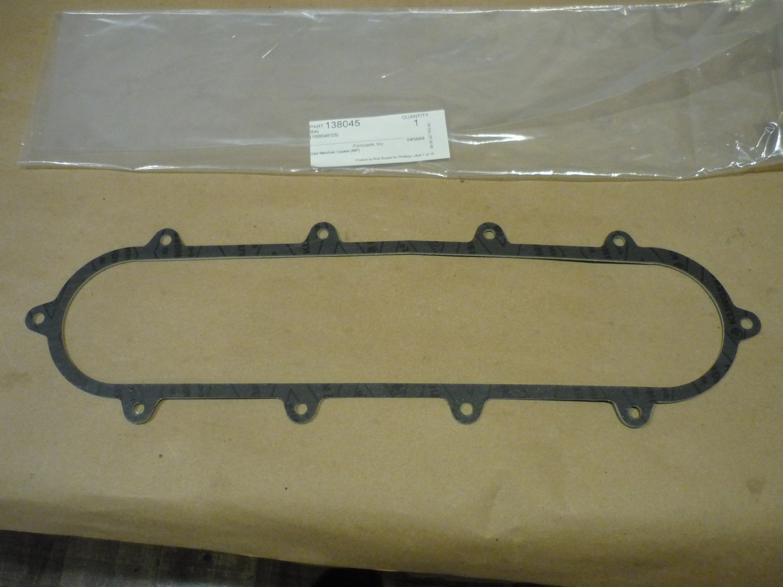 Ferrari 348, Mondial t - Inlet Manifold Gasket - P/N 138045