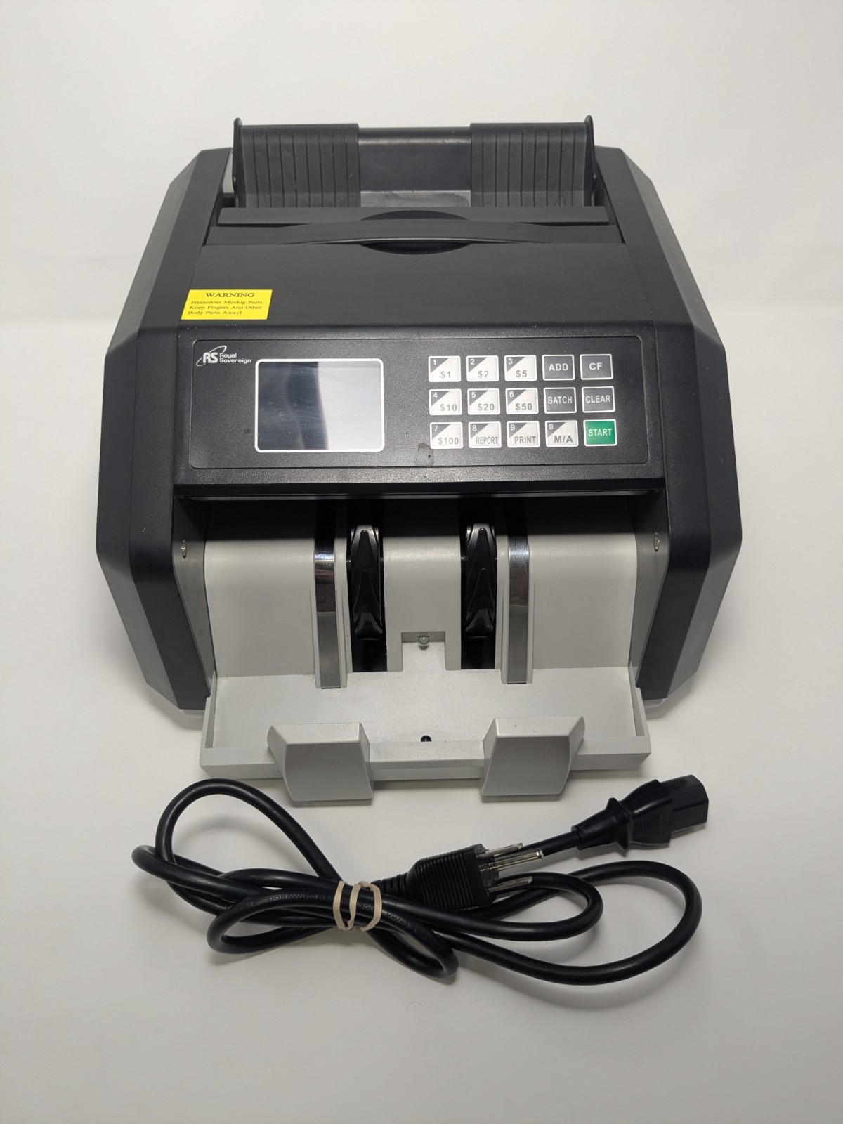 Royal Sovereign RBC-ES250 Wired Black High Speed Money Counting Machine ...