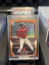 Druw Jones 2023 Bowman Chrome True Orange/25. Arizona Diamondbacks #BCP-249.