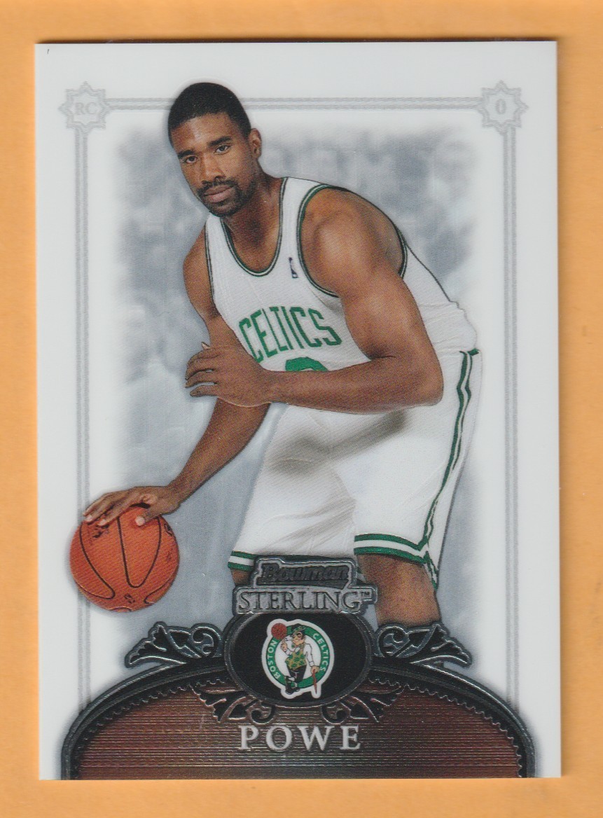 Leon Powe Boston Celtics 2006-07 Bowman Sterling #48 RC California Golden Bears