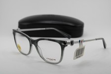 NEW COACH HC 6176 5651 GREY TORTOISE GRADIENT AUTHENTIC W/CASE EYEGLASSES 51-17