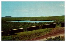 Postcard PANORAMIC SCENE Between Eagle Harbor & Copper Harbor Michigan MI AU2501