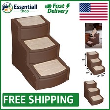 Pet Gear Easy Step III Pet Stairs - 3-Step Design for Dogs Cats, Up to 150 lbs