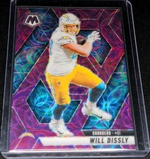 2025 Panini Mosaic Purple Scope Prizm #114 Will Dissly Los Angeles Chargers