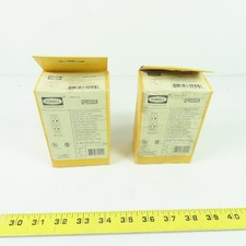 Hubbell GFR5352IA Ground Fault Duplex Receptacle 20A 125V Ivory Lot Of 2