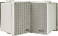 Kicker KB6 2-Way Outdoor/Indoor Speakers (Pair) - Grey