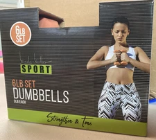 Nicole Miller Dumbbell 3lb Weights Workout Strengthen Tone Fitness