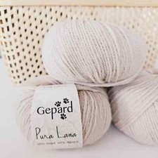 PURA LANA Gepard Garn Merino Wool and Alpaca yarn 50g / 1.8oz - 115 m / 125 y