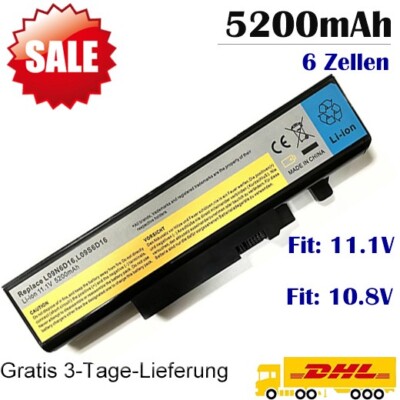 Akku für Lenovo Ideapad Y460 Y560 Y560P B560 B560A V560 4330 L10S6Y01 L10L6Y01