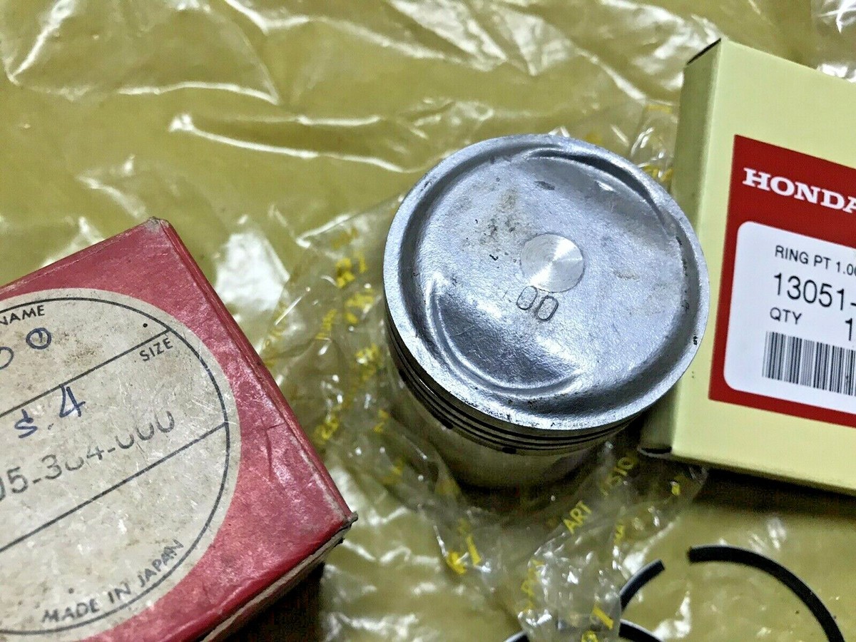 NOS Honda Piston Ring Set STD For XL100 XL100K CB100 CB100K3 – OEM 13011-384-000, Japan