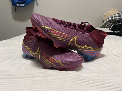 Nike Zoom Superfly 9 Elite KM FG Mbappe Dark Beetroot Mens Size 8 Nike Zoom Mercurial Superfly 9 Elite KM FG - Dark Beetroot  main image 3