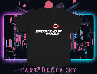 New Tee Shirt Dunlop Tires Logo Men's T-Shirt American issaca Tee-Shirt