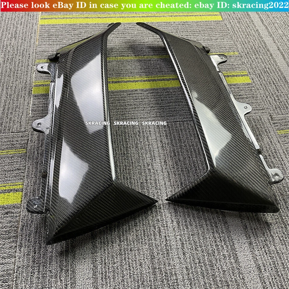 Carbon Fiber Side Vent Air Intake Cover Trim For Lamborghini Aventador LP700 720 - Image 3 of 4