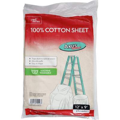 Axus Décor Premium Cotton Twill Dust Sheet