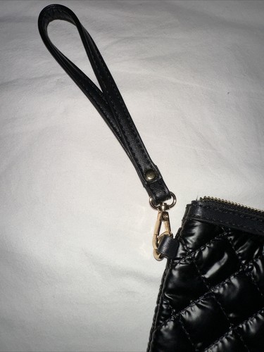 Ellen Tracy Wrislet in pelle nera vegan 10,5x8 - Foto 4 di 9