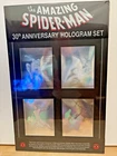 AMAZING SPIDER-MAN 30th ANNIVERSARY HOLOGRAM SET NM 1992 NEW SEALED RARE. SALE!
