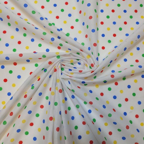 PEA PIN SPOT PUDSEY DOT FABRIC POLYCOTTON DRESS CRAFT QUILTING MATERIAL 44" - Picture 18 of 35