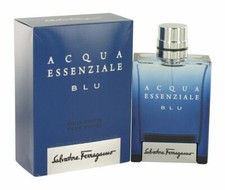 Salvatore Ferragamo Acqua Essenziale BLU Men 3.4 oz 100 ml Eau De Toilette Spray