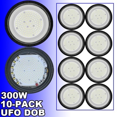 300 W led bay lights plug in Factory Warehouse Commercial Light Fixtures 10Pack