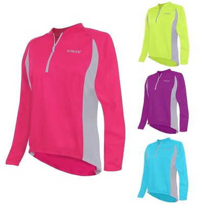 long sleeve reflective running top
