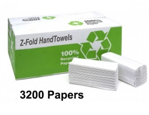 A406 3200 Luxury White 2ply Z Fold Hand Towels MultiFold Premium Quality paper /pack