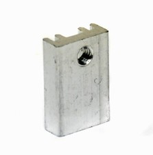 10pc Transistor TO-220 TO-126 Aluminum Heat Sink  10x4mm WxD H 15mm Natural A26