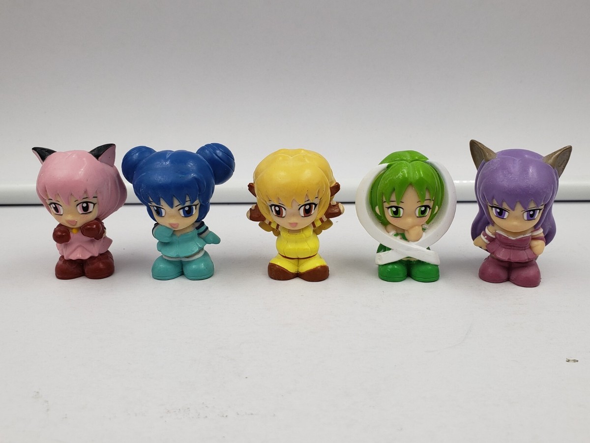 Tokyo Mew Mew Ichigo Purin Zakuro Mint Retatsu Mini Figure Set