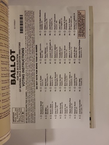 AMERICAN RIFLEMAN Magazine (Feb 2015) Obama NRA Election Ballot - Picture 3 of 3