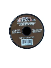 BEST CONNECTIONS Automotive Primary Wire - 100ft Brown 14-Gauge (NEW)