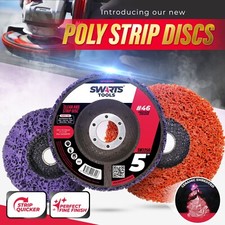 Juego de discos/tira de polilimpieza y pintura - grano de carburo de silicio o cerámica