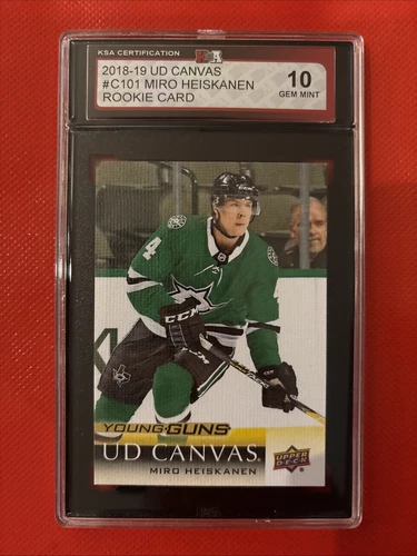 2018 Upper Deck #C101 Miro Heiskanen Young Guns Canvas Rookie RC KSA 10 GEM-MINT